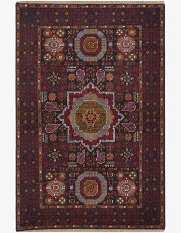3' 3 x 4' 11 Hand Knotted Mamluk Ziegler Rug