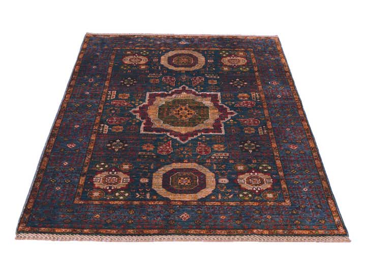 3' 5 x 4' 11 Hand Knotted Mamluk Ziegler Rug