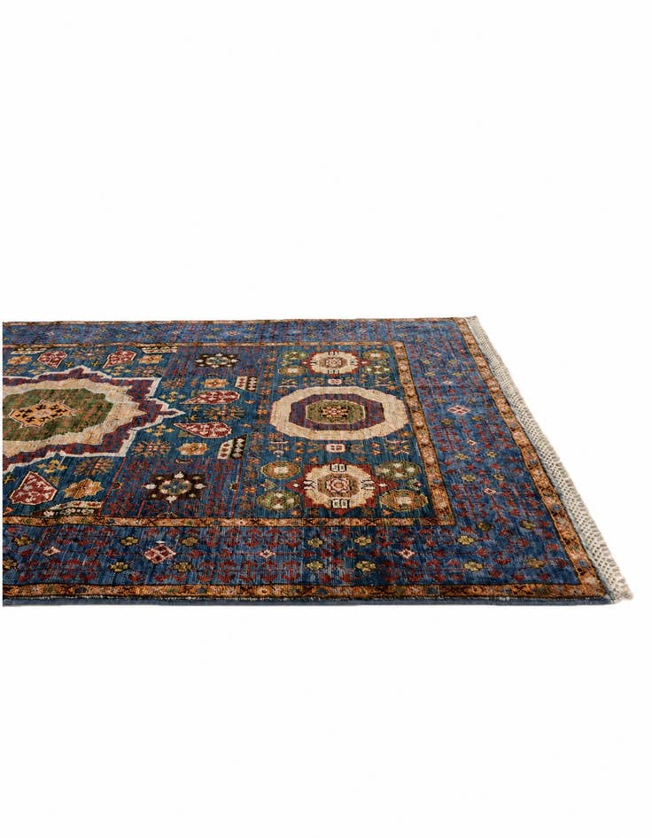 Detail image of 3' 5 x 4' 11 Hand Knotted Mamluk Ziegler Rug
