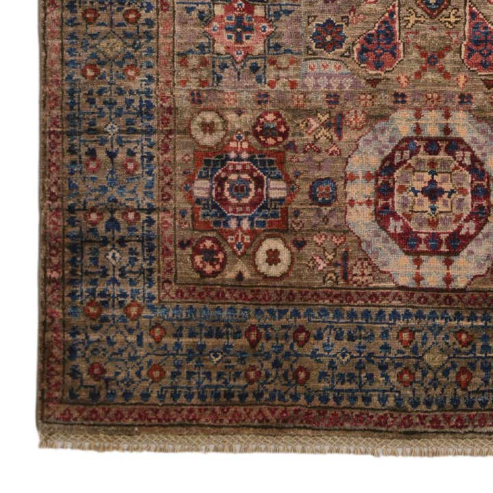 3' 5 x 5' 1 Hand Knotted Mamluk Ziegler Rug