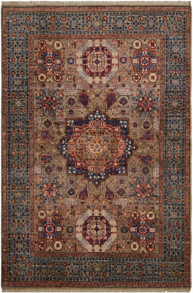 3' 5 x 5' 1 Hand Knotted Mamluk Ziegler Rug