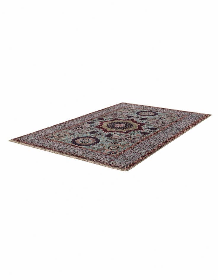 Detail image of 4' x 6' 1 Hand Knotted Mamluk Ziegler Rug