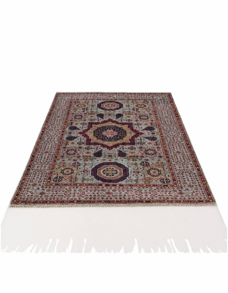Detail image of 4' x 6' 1 Hand Knotted Mamluk Ziegler Rug