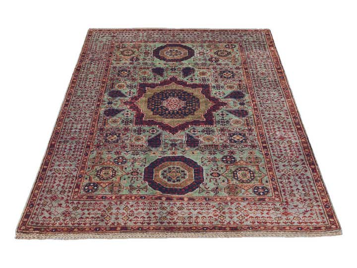 4' x 6' 1 Hand Knotted Mamluk Ziegler Rug