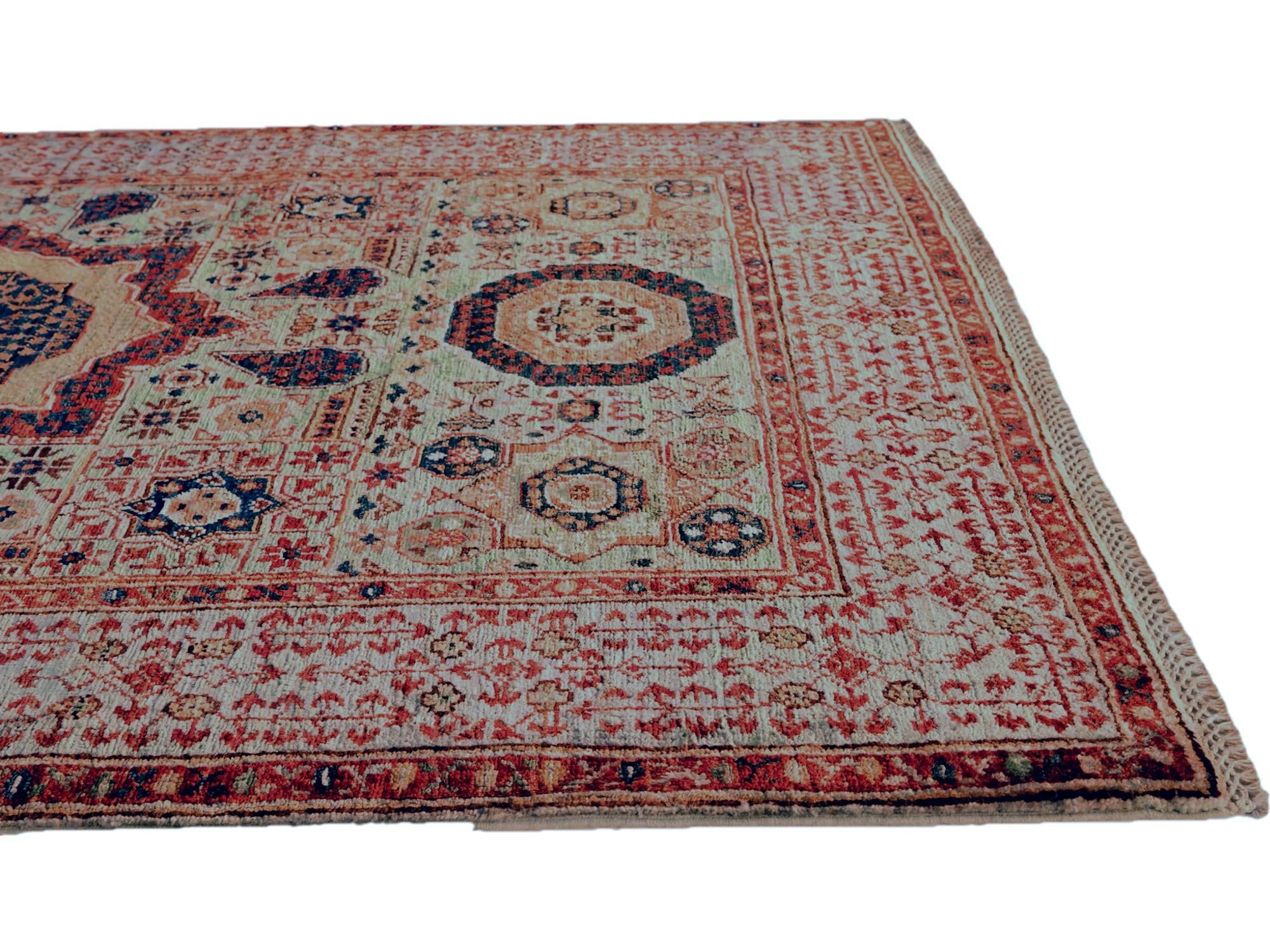 4' x 6' 1 Hand Knotted Mamluk Ziegler Rug
