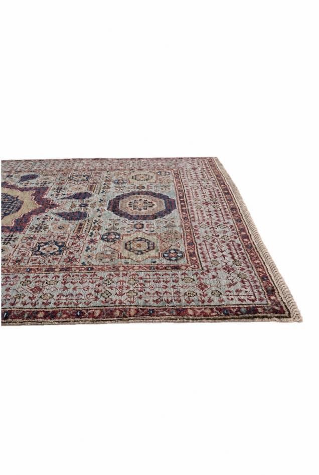 Detail image of 4' x 6' 1 Hand Knotted Mamluk Ziegler Rug