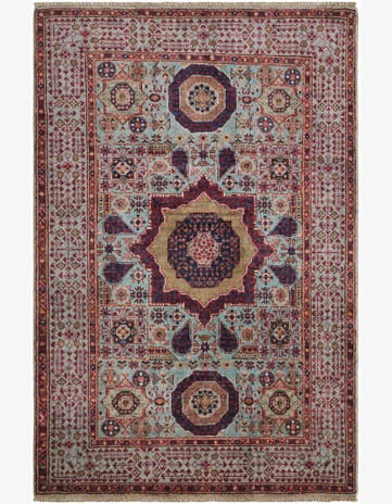 4' x 6' 1 Hand Knotted Mamluk Ziegler Rug
