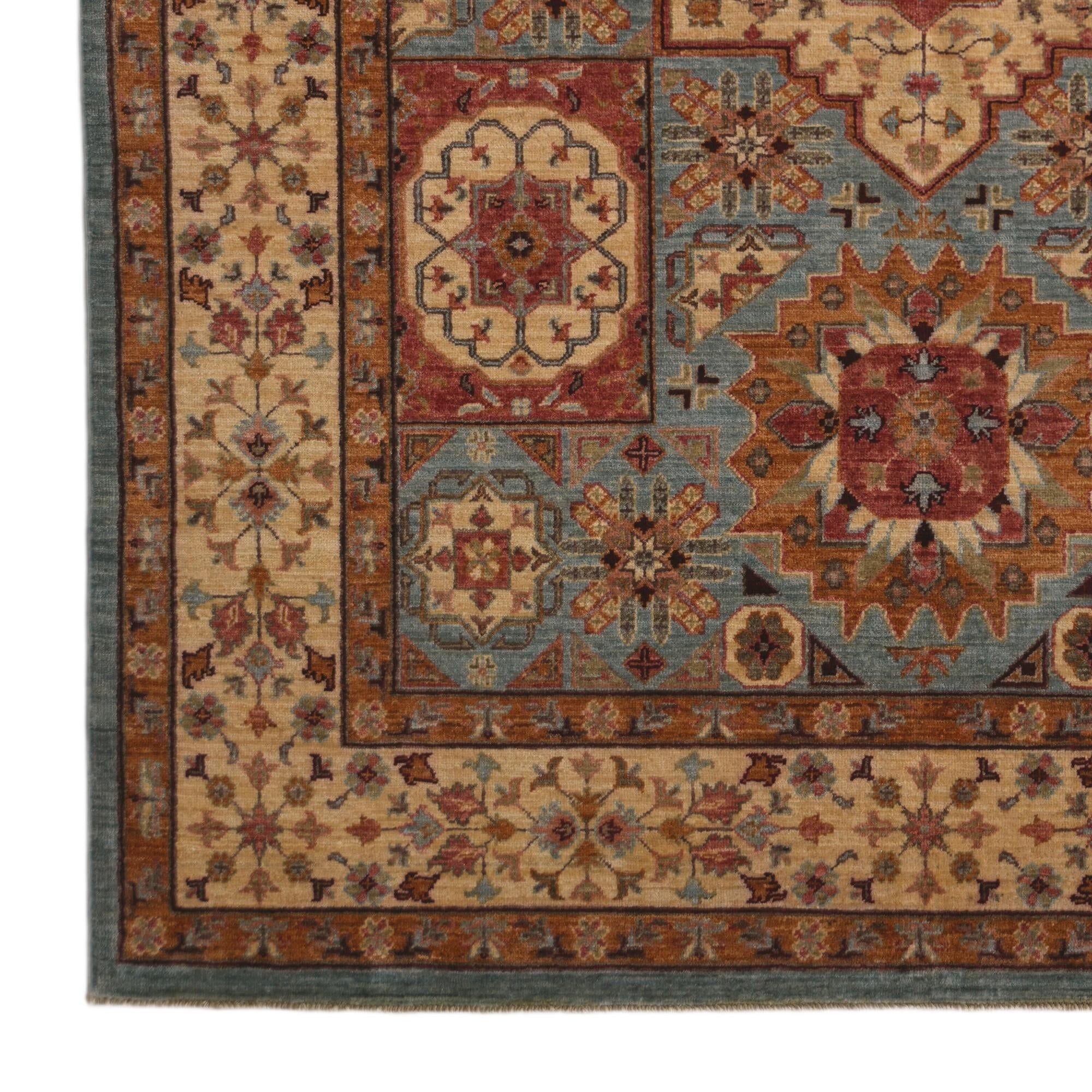 5' 5 x 7' 9 Hand Knotted Mamluk Ziegler Rug
