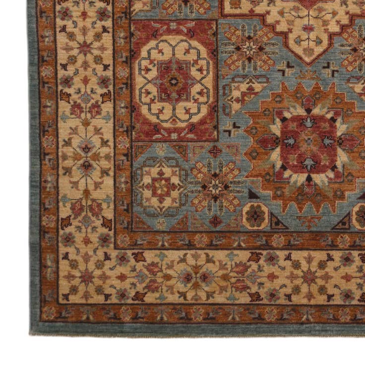 Detail image of 5' 5 x 7' 9 Hand Knotted Mamluk Ziegler Rug