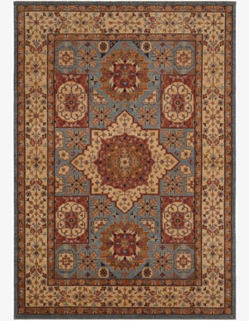 5' 5 x 7' 9 Hand Knotted Mamluk Ziegler Rug