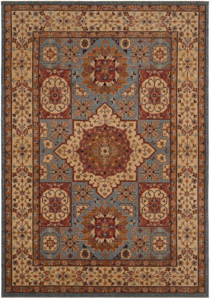 5' 5 x 7' 9 Hand Knotted Mamluk Ziegler Rug