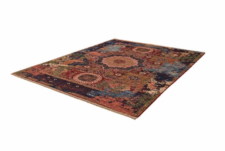 Detail image of 5' 2 x 6' 7 Hand Knotted Mamluk Ziegler Rug