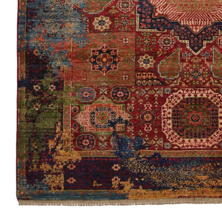 Detail image of 5' 2 x 6' 7 Hand Knotted Mamluk Ziegler Rug