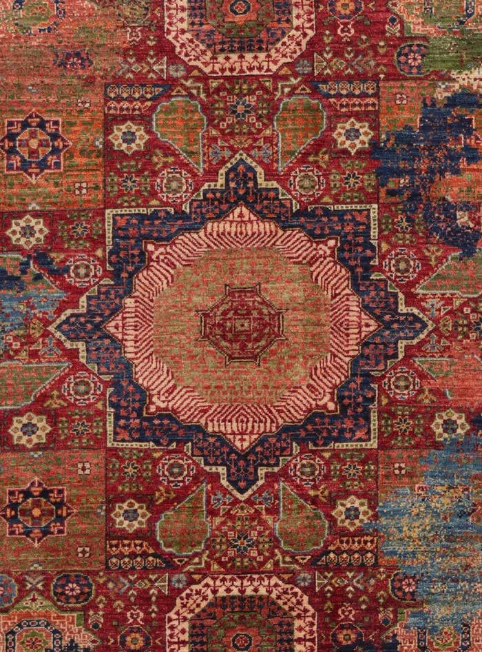 Detail image of 5' 2 x 6' 7 Hand Knotted Mamluk Ziegler Rug