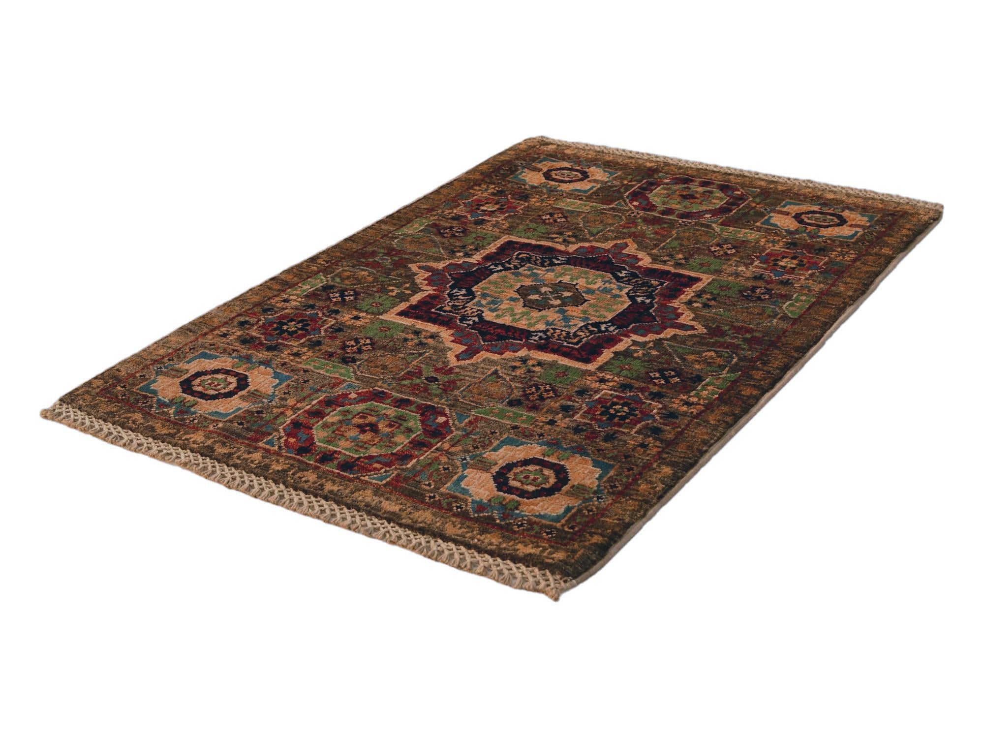 2' x 3' Hand Knotted Mamluk Ziegler Rug