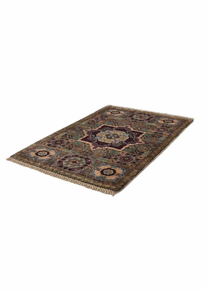 2' x 3' Hand Knotted Mamluk Ziegler Rug
