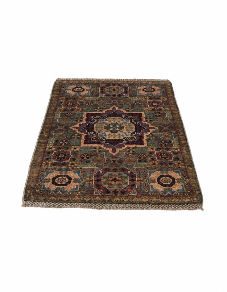 Detail image of 2' x 3' Hand Knotted Mamluk Ziegler Rug
