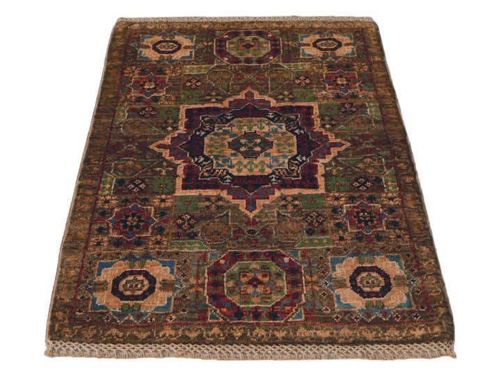 2' x 3' Hand Knotted Mamluk Ziegler Rug