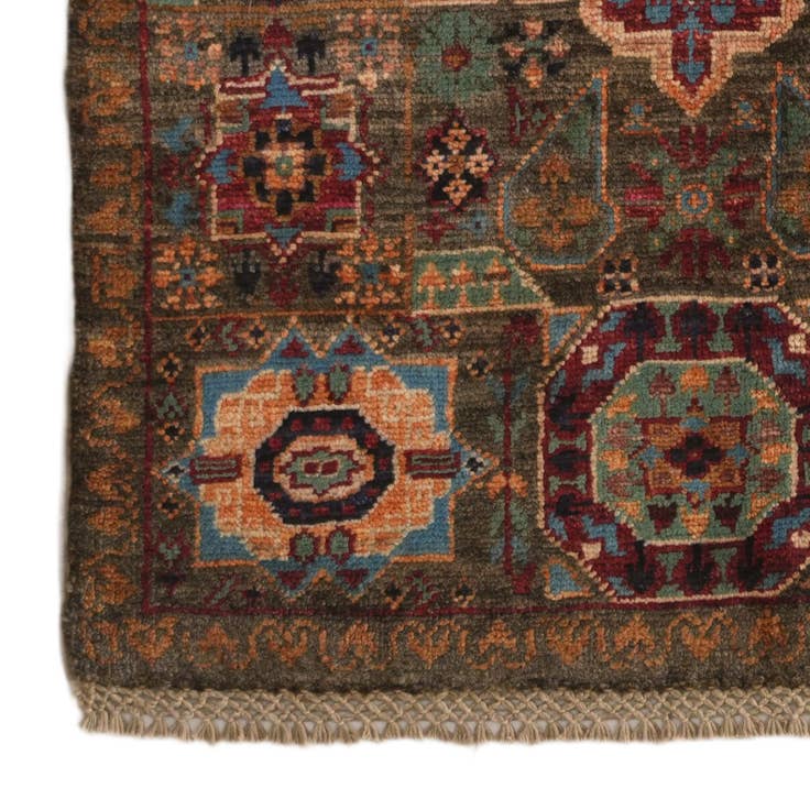 Detail image of 2' x 3' Hand Knotted Mamluk Ziegler Rug