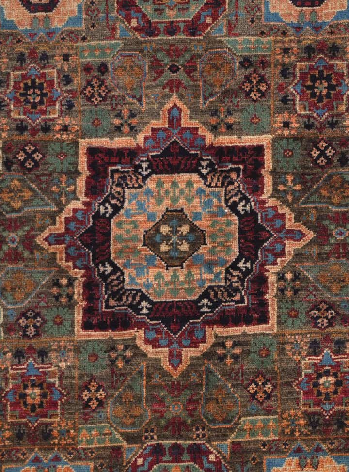 2' x 3' Hand Knotted Mamluk Ziegler Rug