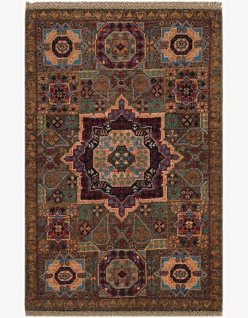 2' x 3' Hand Knotted Mamluk Ziegler Rug