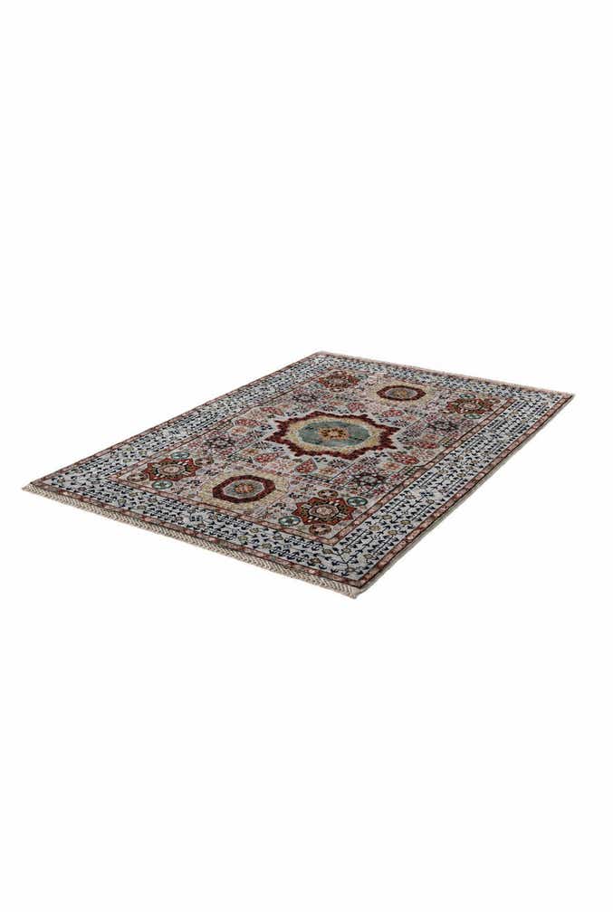 3' 5 x 4' 11 Hand Knotted Mamluk Ziegler Rug