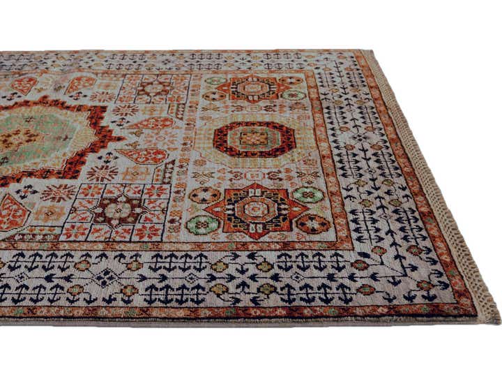 3' 5 x 4' 11 Hand Knotted Mamluk Ziegler Rug
