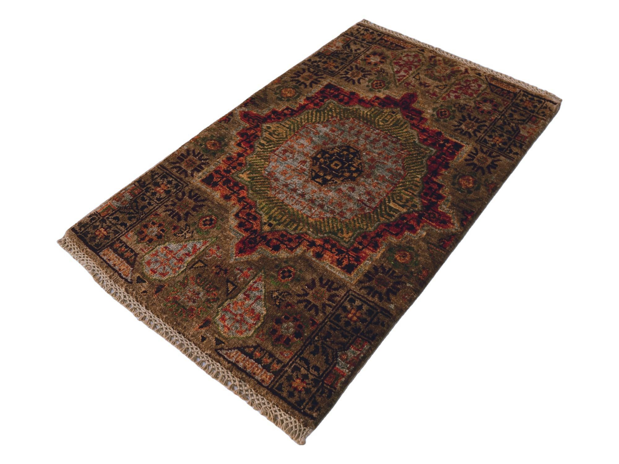 2' x 3' Hand Knotted Mamluk Ziegler Rug