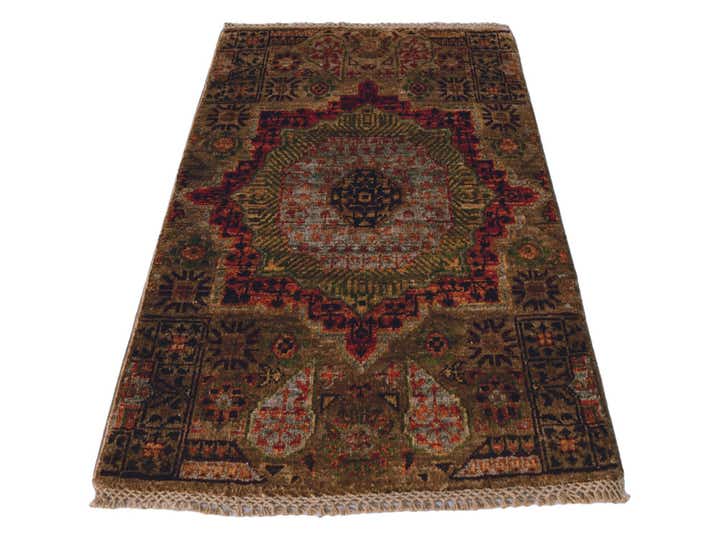 2' x 3' Hand Knotted Mamluk Ziegler Rug