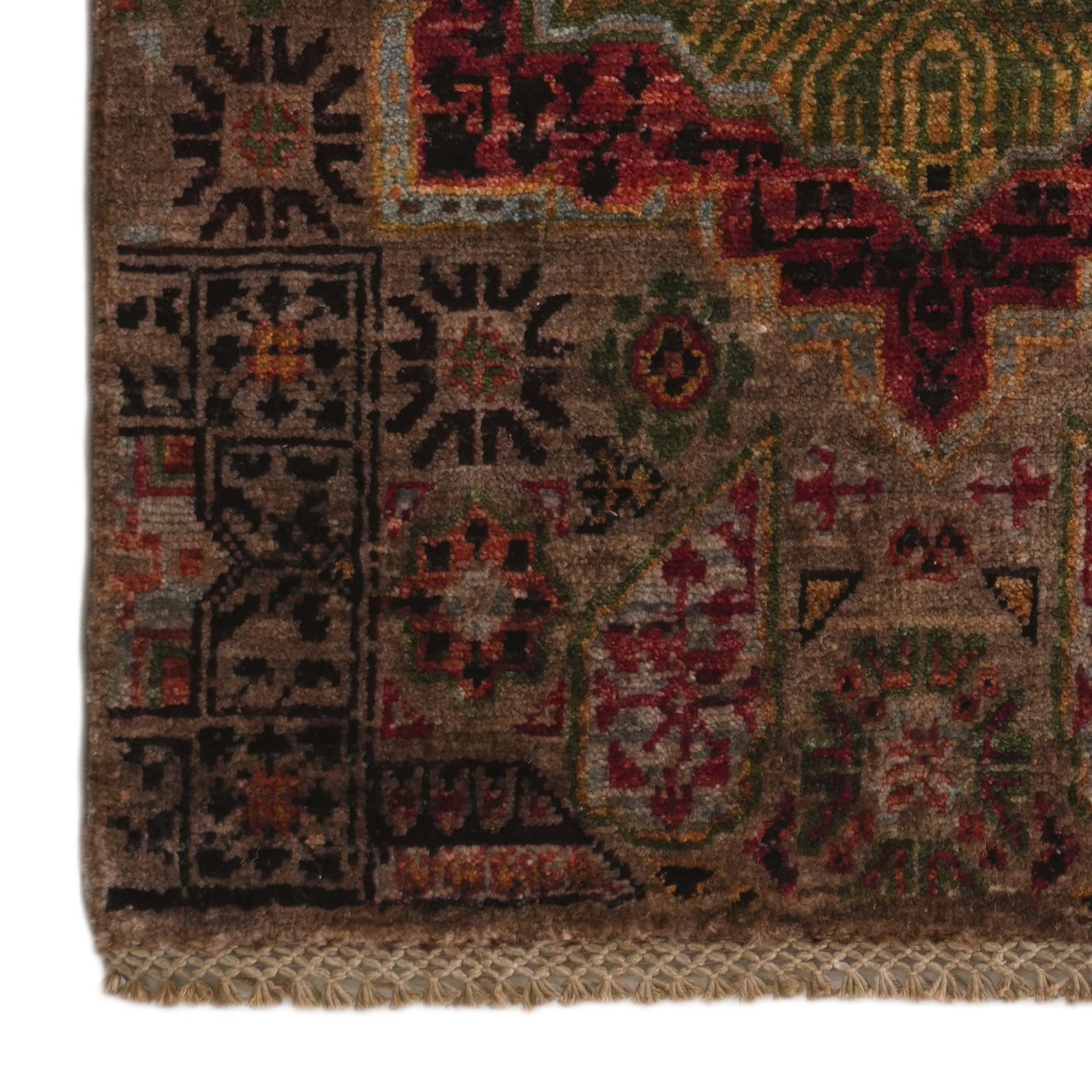 2' x 3' Hand Knotted Mamluk Ziegler Rug
