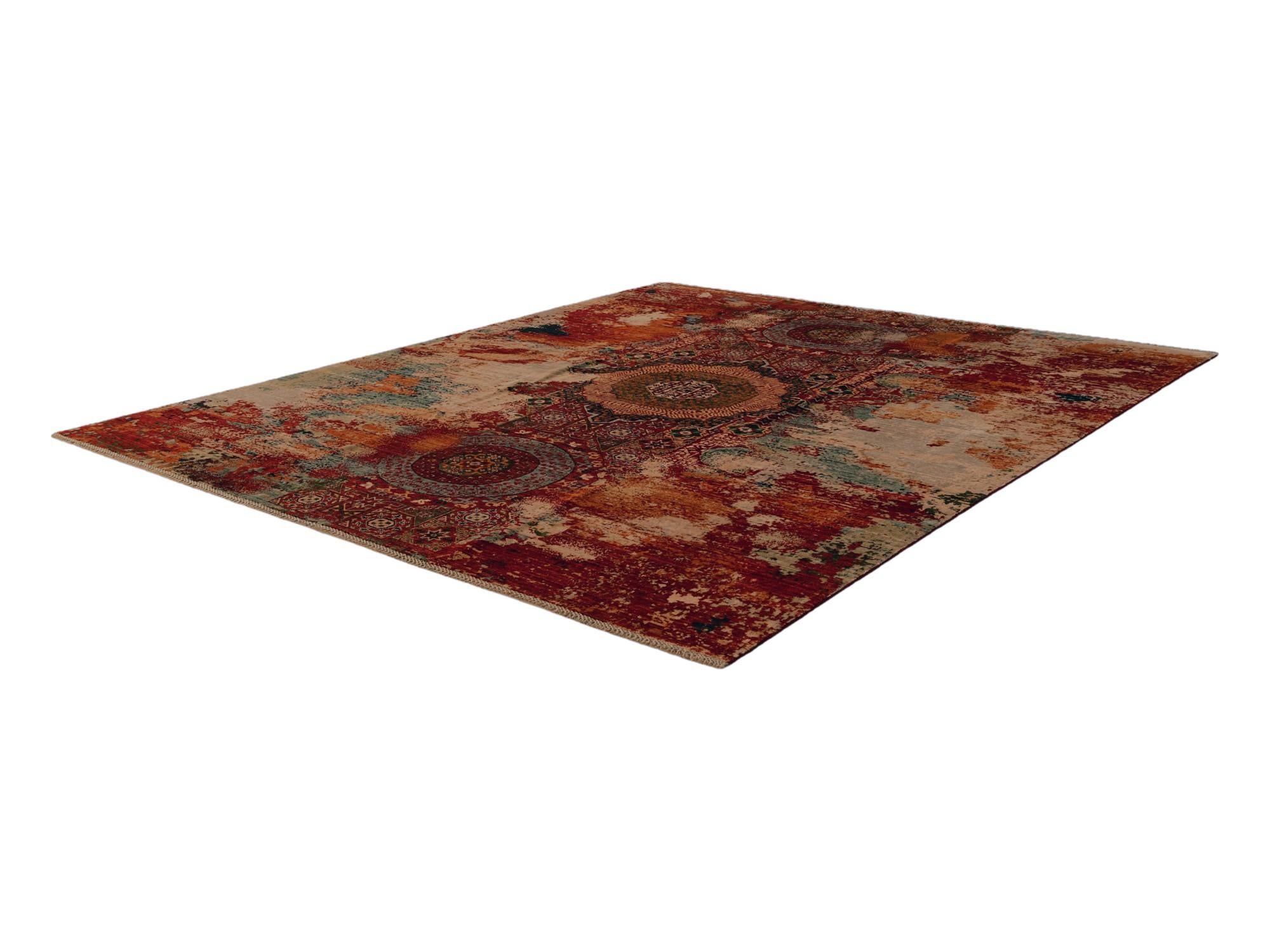 8' 6 x 9' 8 Hand Knotted Mamluk Ziegler Rug