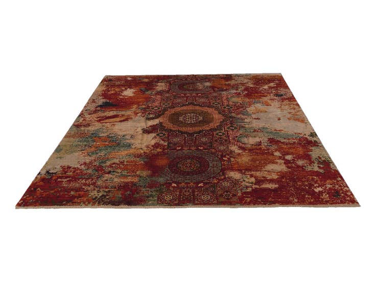 Detail image of 8' 6 x 9' 8 Hand Knotted Mamluk Ziegler Rug