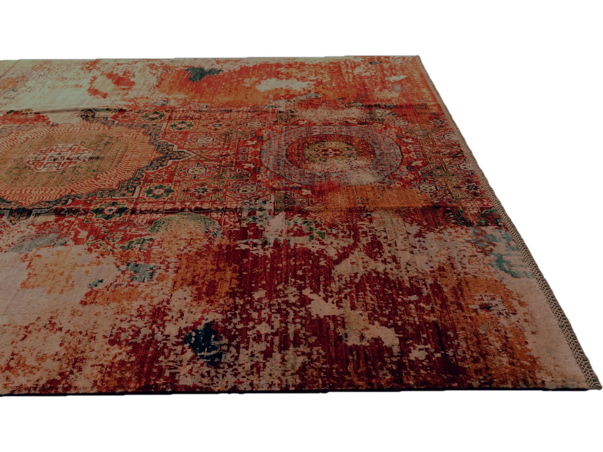 8' 6 x 9' 8 Hand Knotted Mamluk Ziegler Rug
