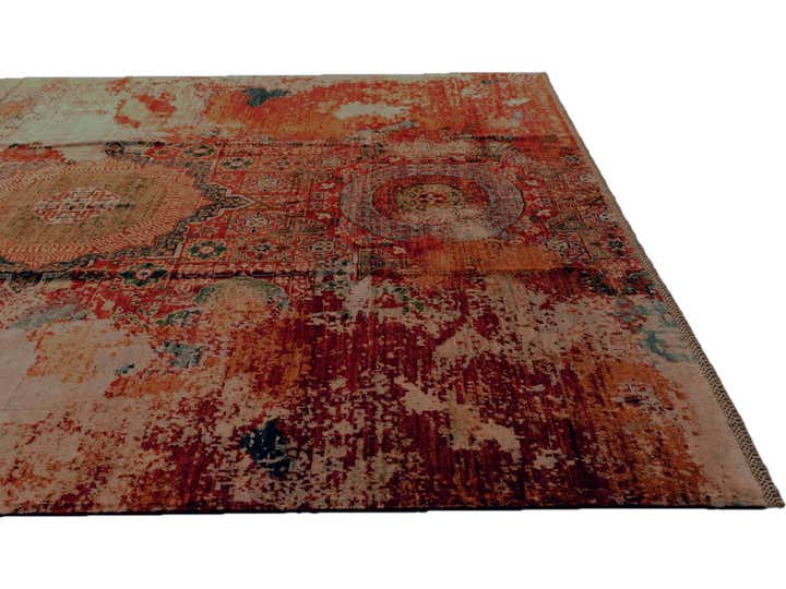 8' 6 x 9' 8 Hand Knotted Mamluk Ziegler Rug