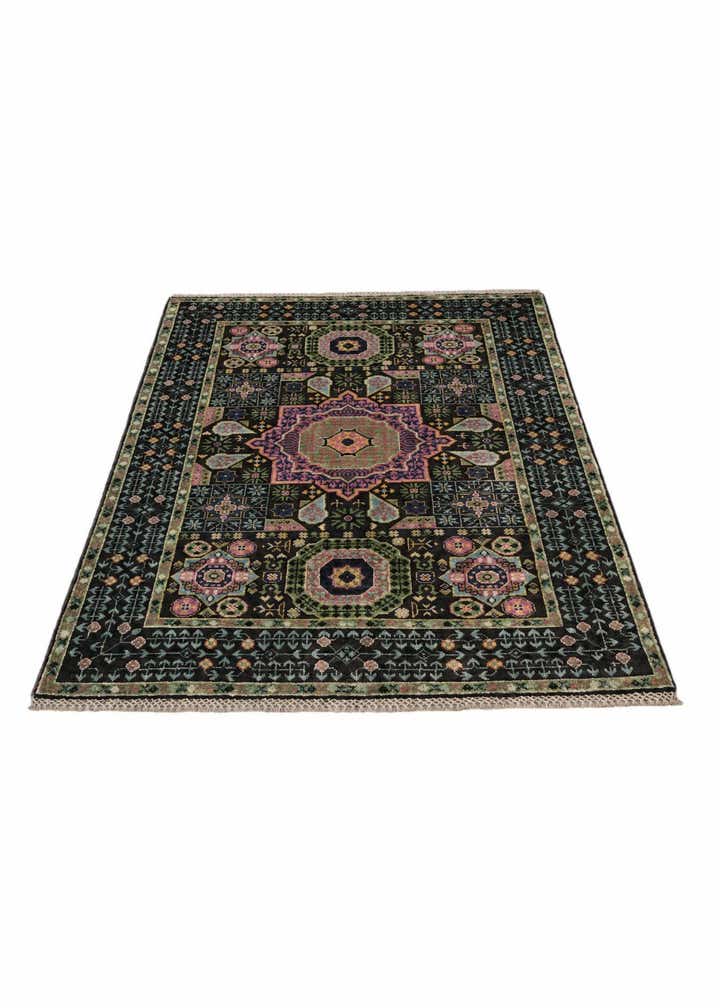 3' 4 x 5' Hand Knotted Mamluk Ziegler Rug