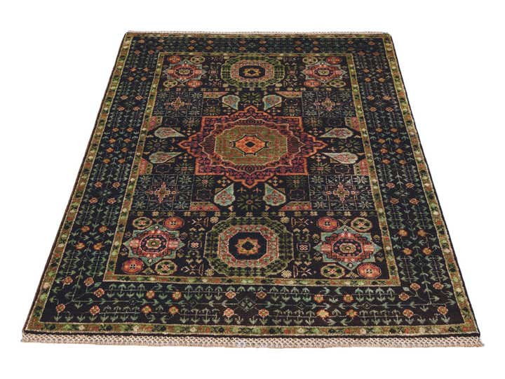 3' 4 x 5' Hand Knotted Mamluk Ziegler Rug