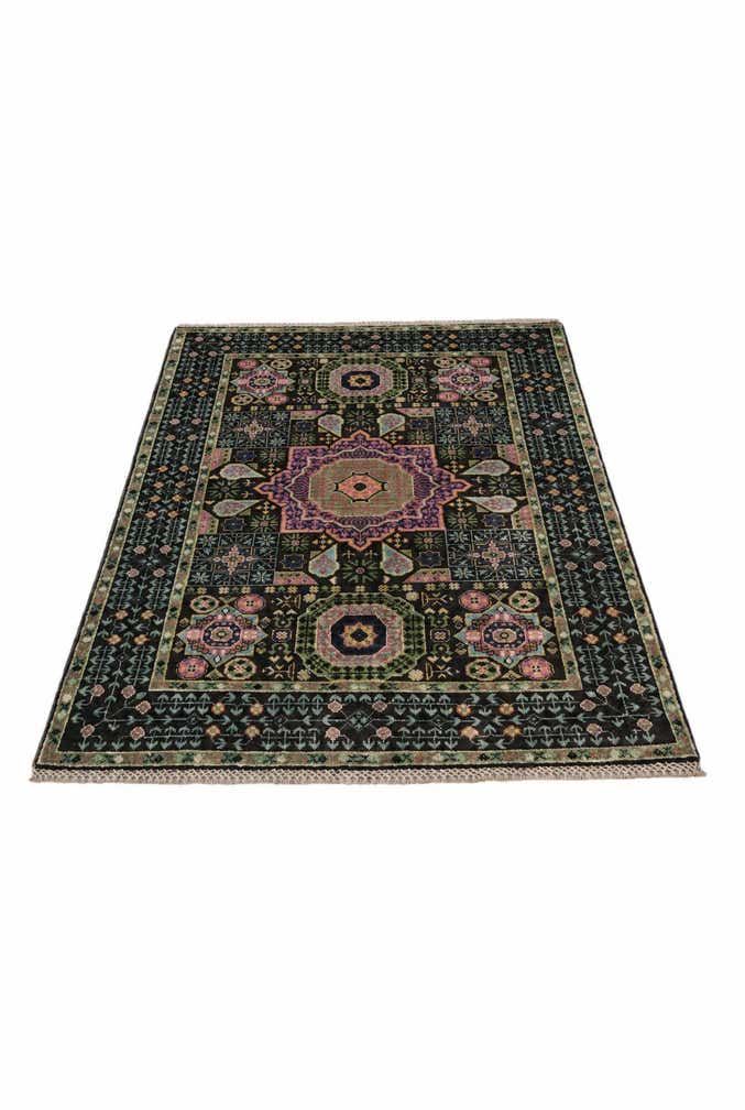 3' 4 x 5' Hand Knotted Mamluk Ziegler Rug