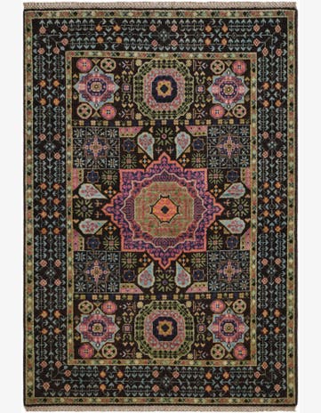 3' 4 x 5' Hand Knotted Mamluk Ziegler Rug