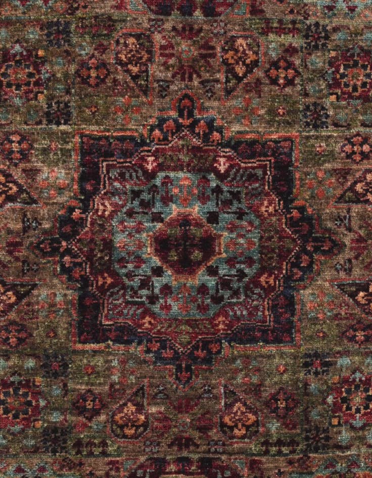 Detail image of 2' x 3' Hand Knotted Mamluk Ziegler Rug