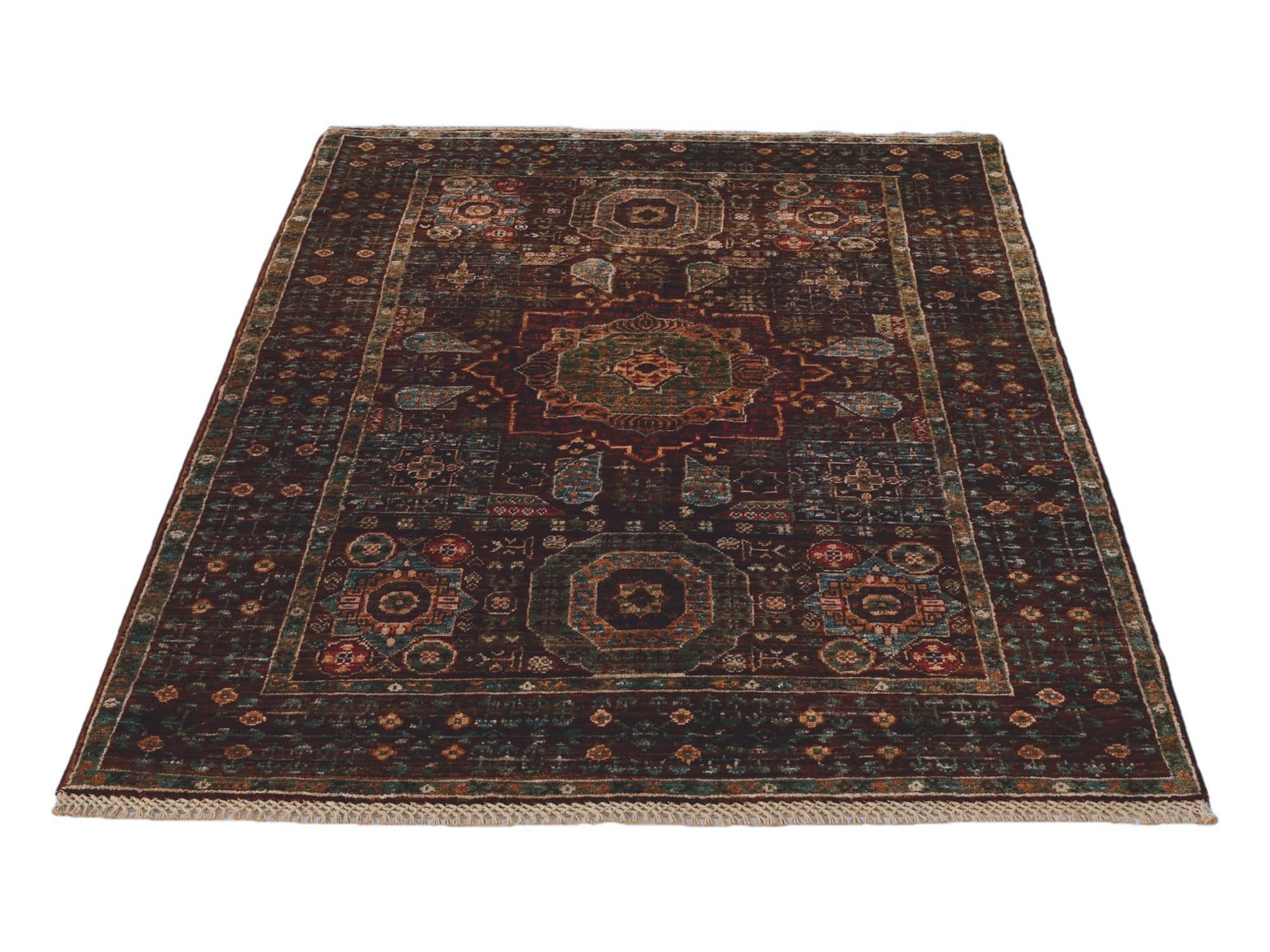 3' 7 x 5' Hand Knotted Mamluk Ziegler Rug