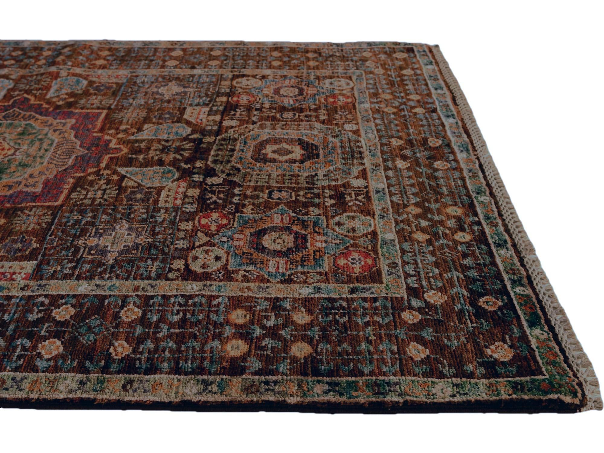 3' 7 x 5' Hand Knotted Mamluk Ziegler Rug