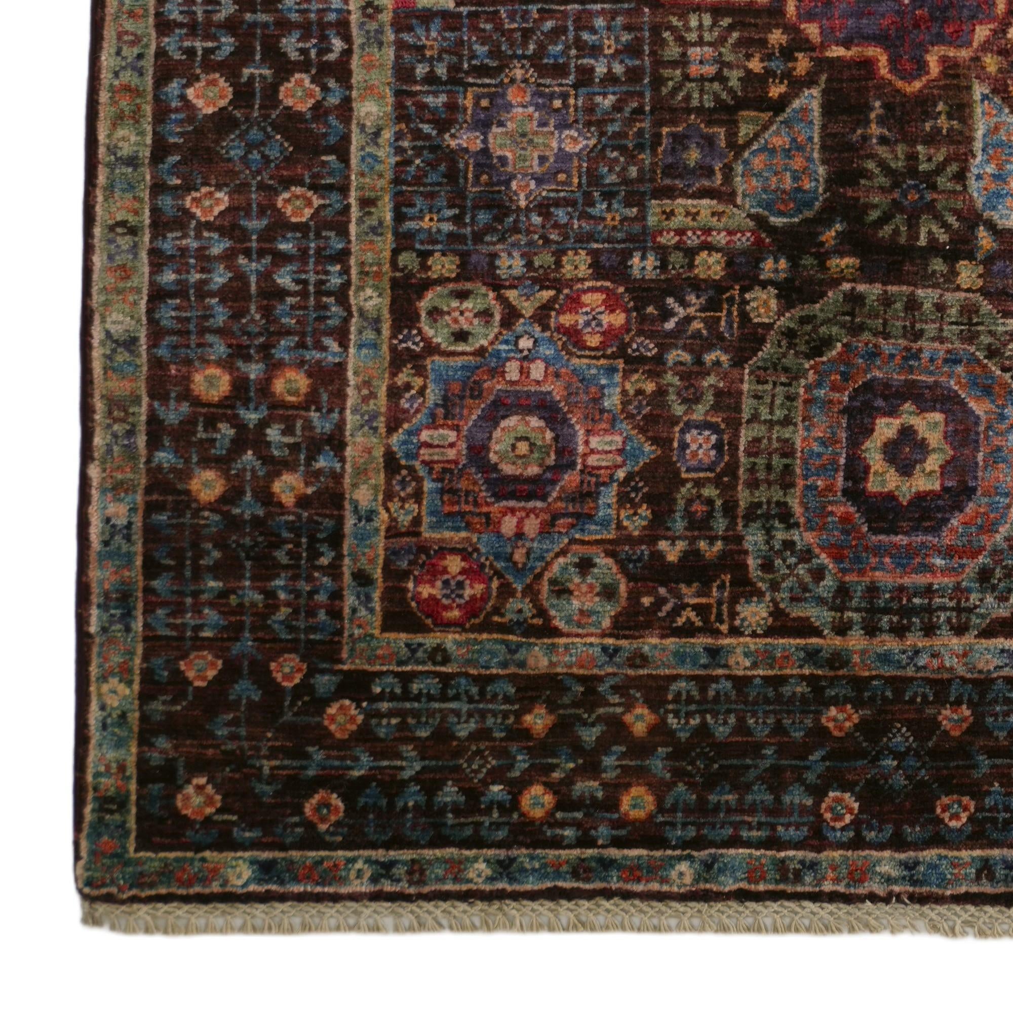 3' 7 x 5' Hand Knotted Mamluk Ziegler Rug