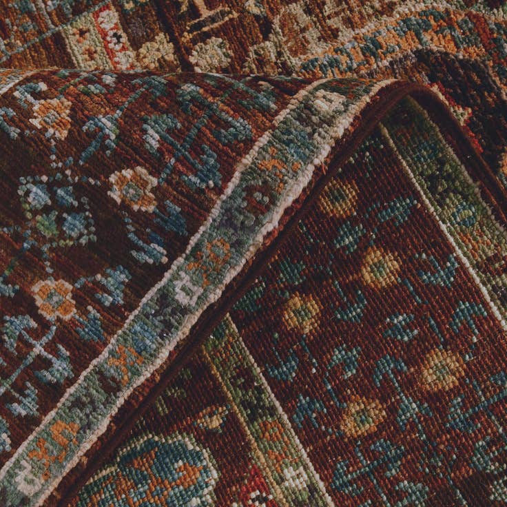 Detail image of 3' 7 x 5' Hand Knotted Mamluk Ziegler Rug