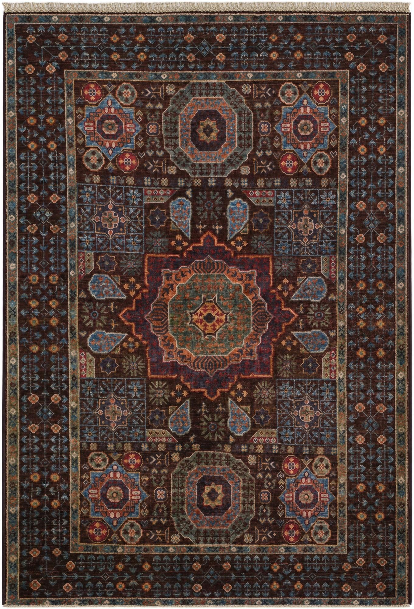 3' 7 x 5' Hand Knotted Mamluk Ziegler Rug