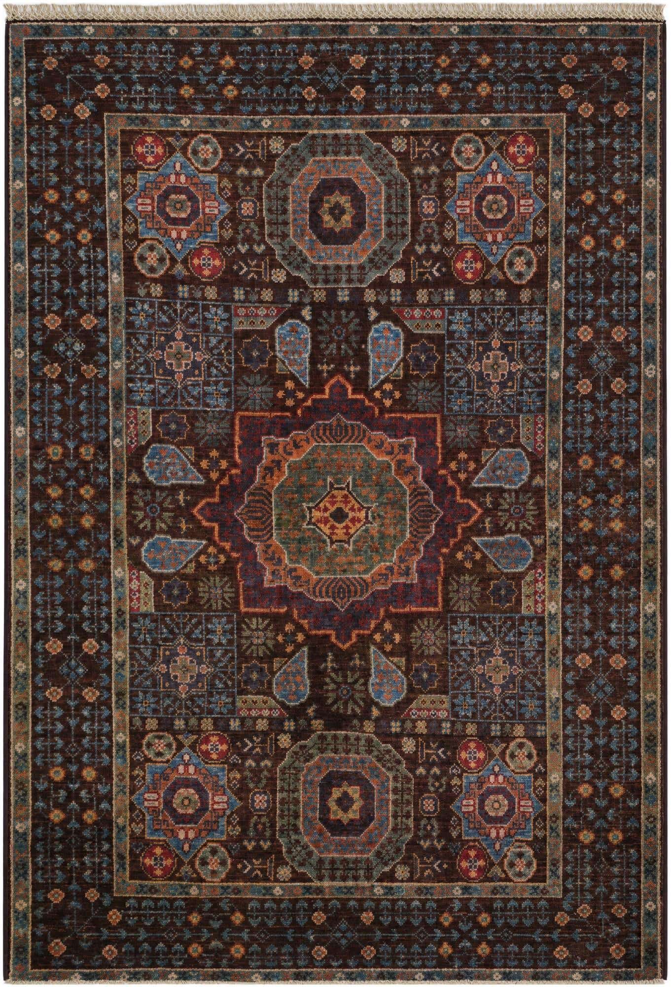 3' 7 x 5' Hand Knotted Mamluk Ziegler Rug