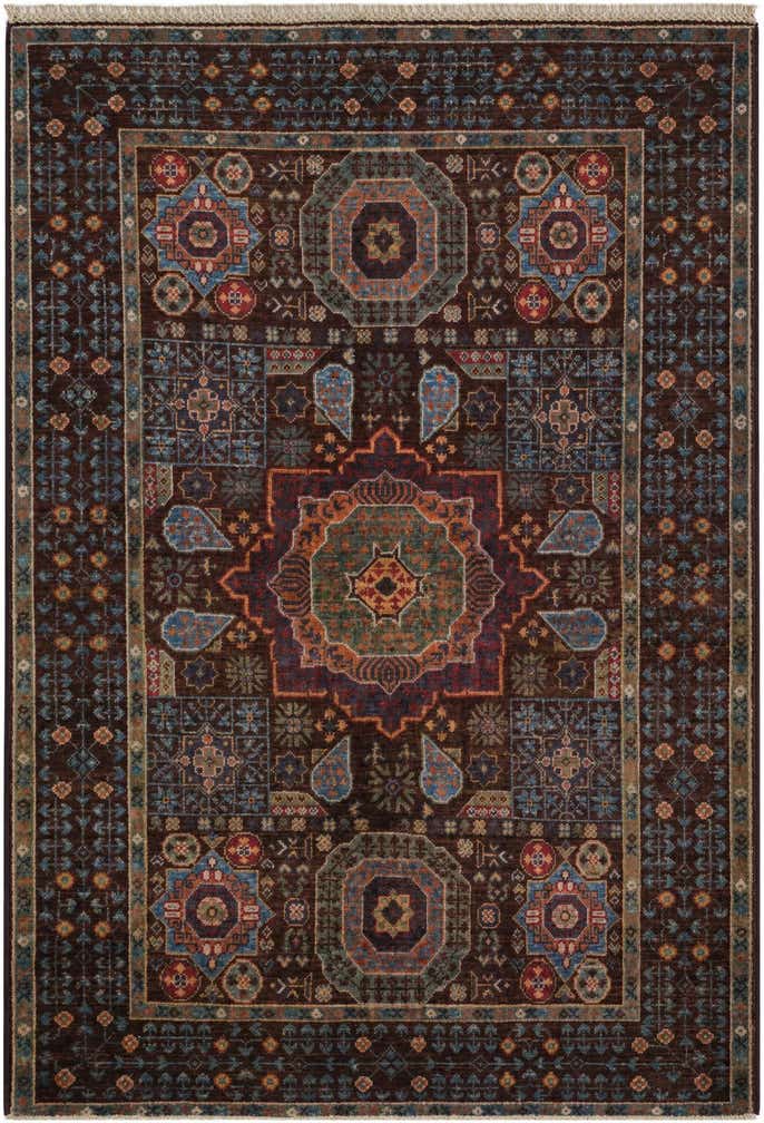 3' 7 x 5' Hand Knotted Mamluk Ziegler Rug