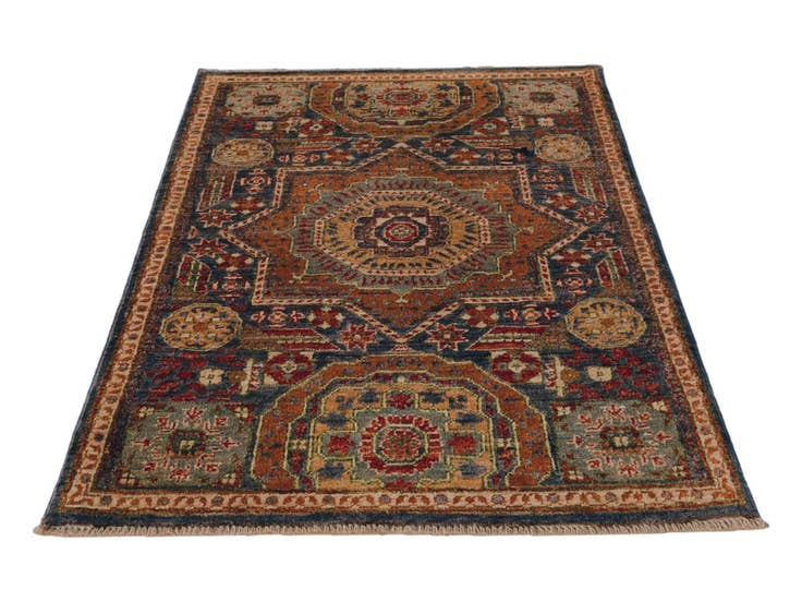 Detail image of 2' 9 x 4' 2 Hand Knotted Mamluk Ziegler Rug