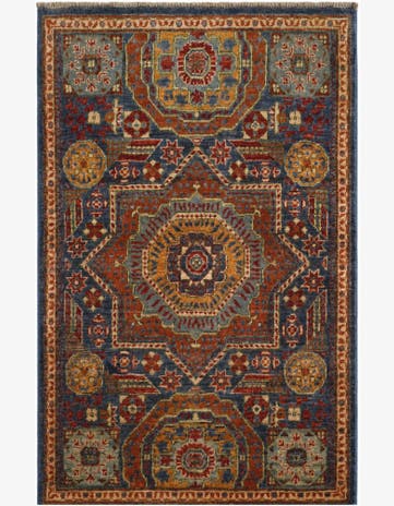 2' 9 x 4' 2 Hand Knotted Mamluk Ziegler Rug