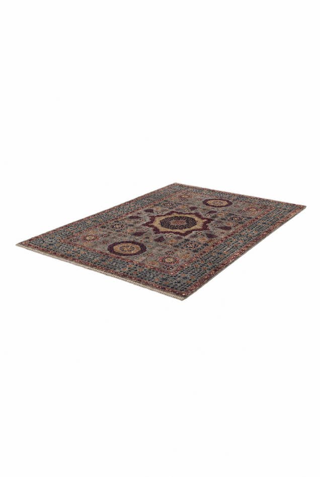 Detail image of 4' 1 x 6' Hand Knotted Mamluk Ziegler Rug