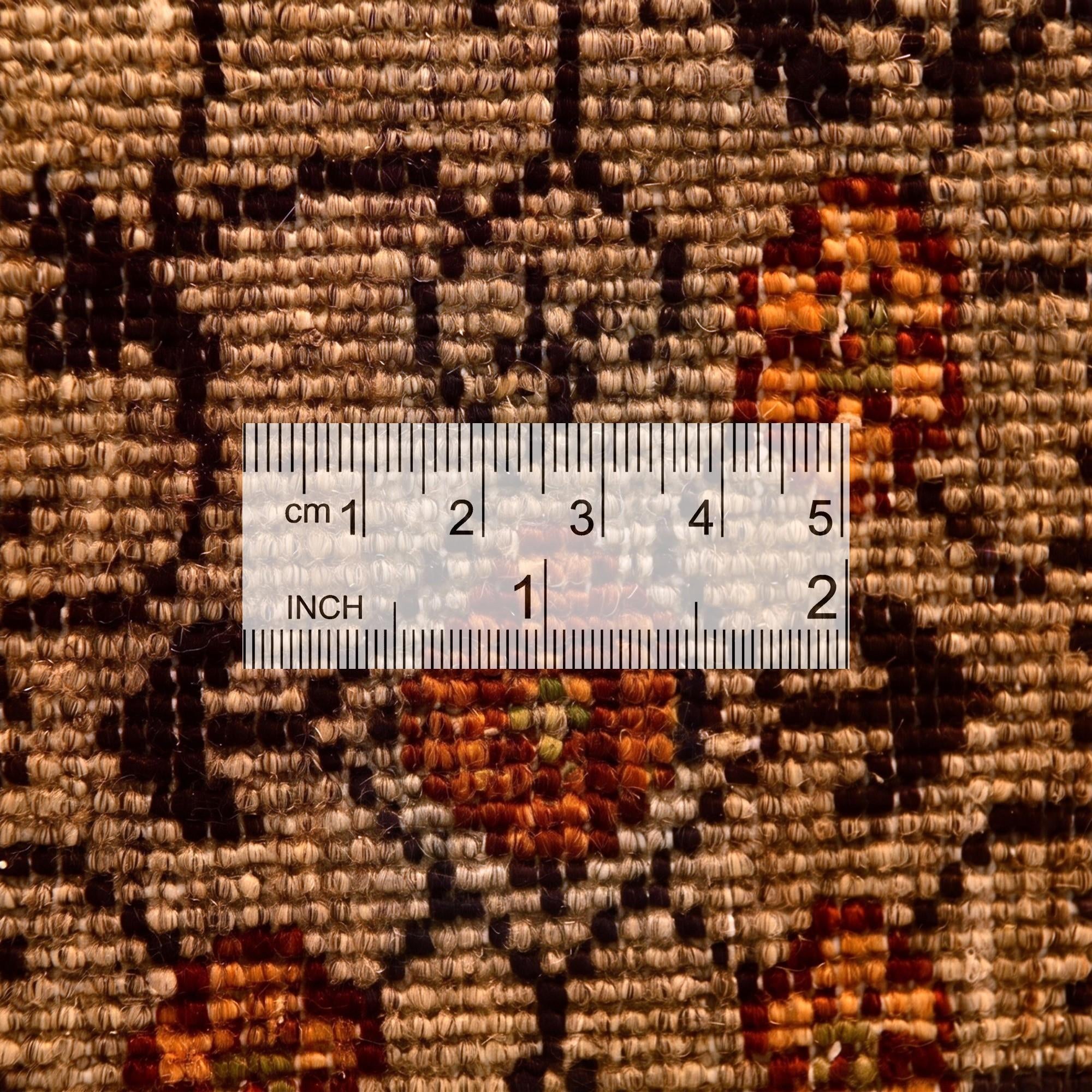 4' 1 x 6' Hand Knotted Mamluk Ziegler Rug